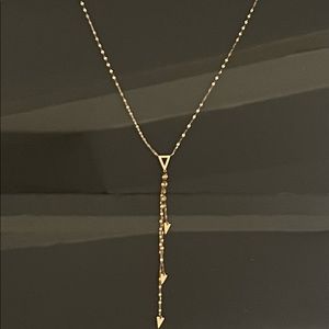 Lana Lariat necklace 14k solid gold.
